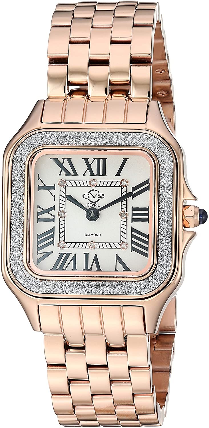GV2 Women's Milan Swiss Quartz Watch Tone Strap